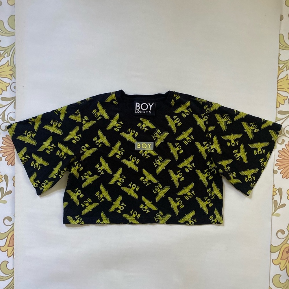trippy BOY LONDON crop top